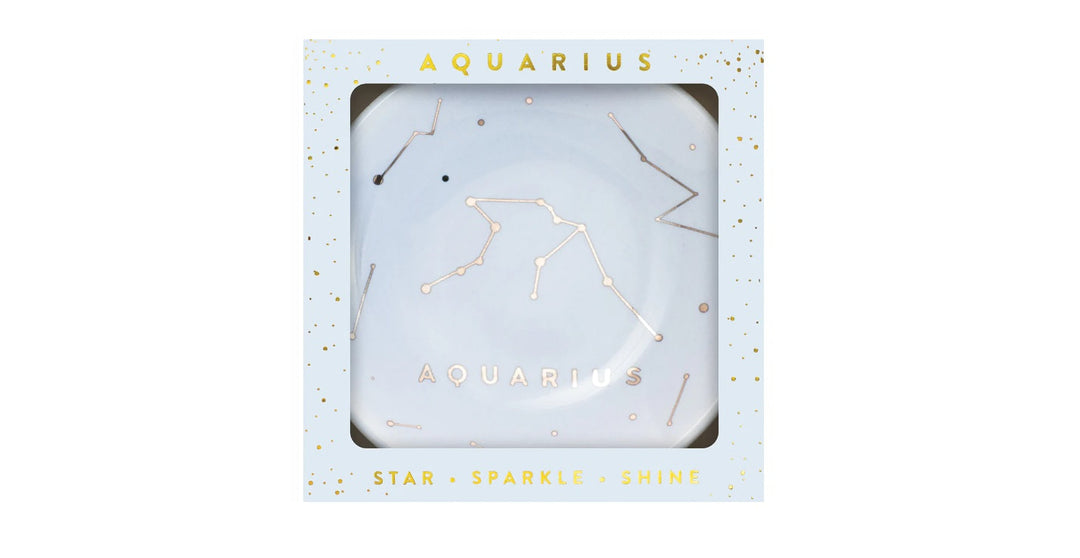 Zodiac Dish - Aquarius (Jan 20 - Feb 18)