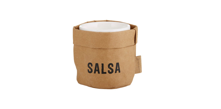 Salsa Holder & Ceramic Dish