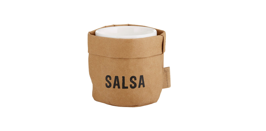 Salsa Holder & Ceramic Dish