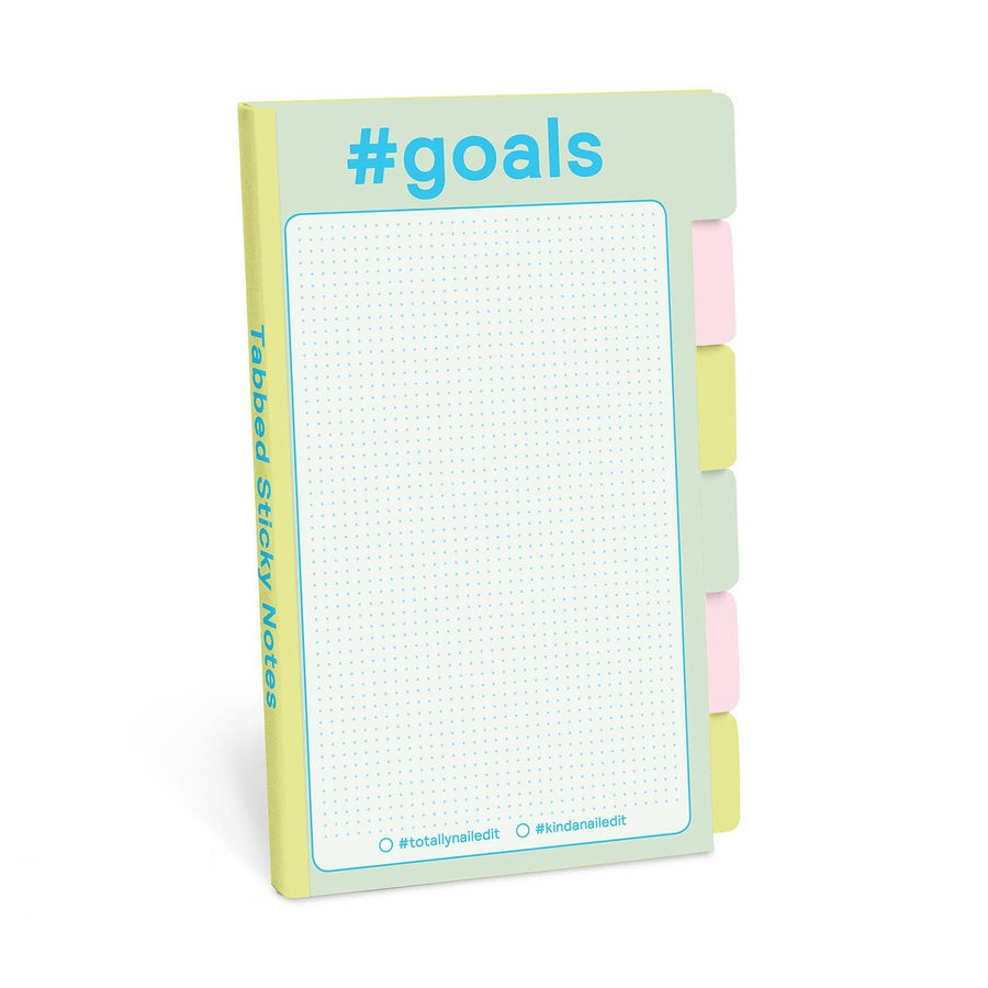 #Goals Tabbed Sticky Notes