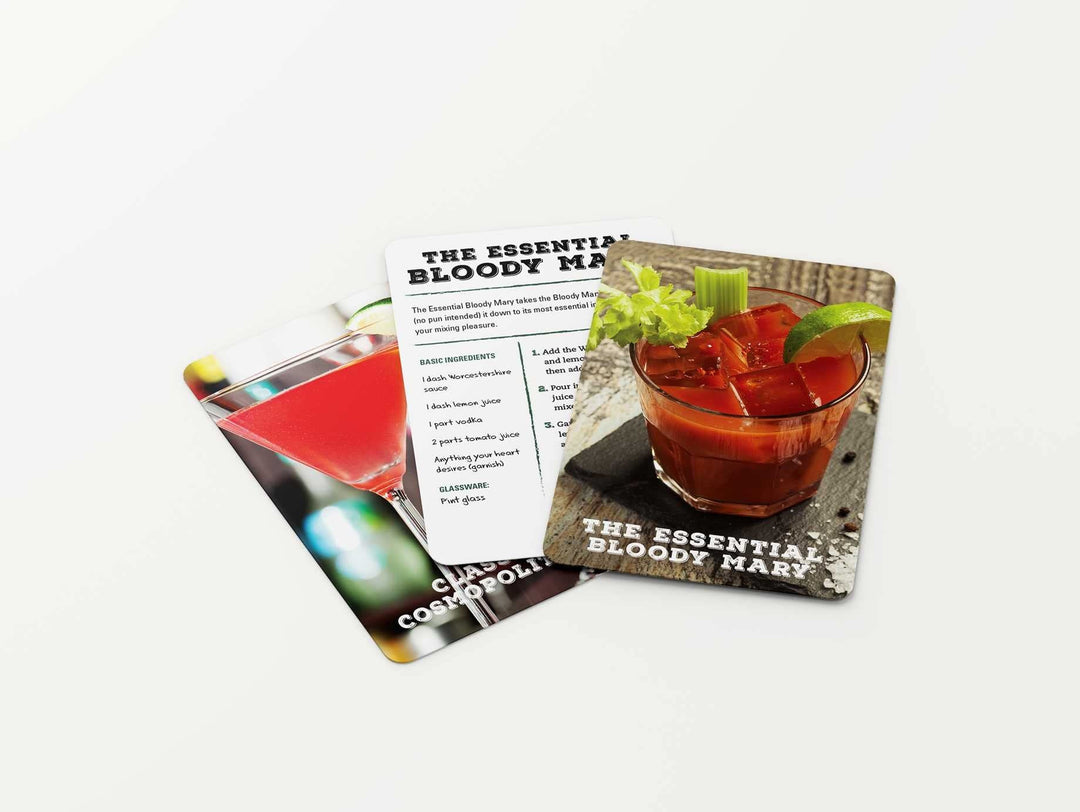 Home Bartender Cocktail Cards