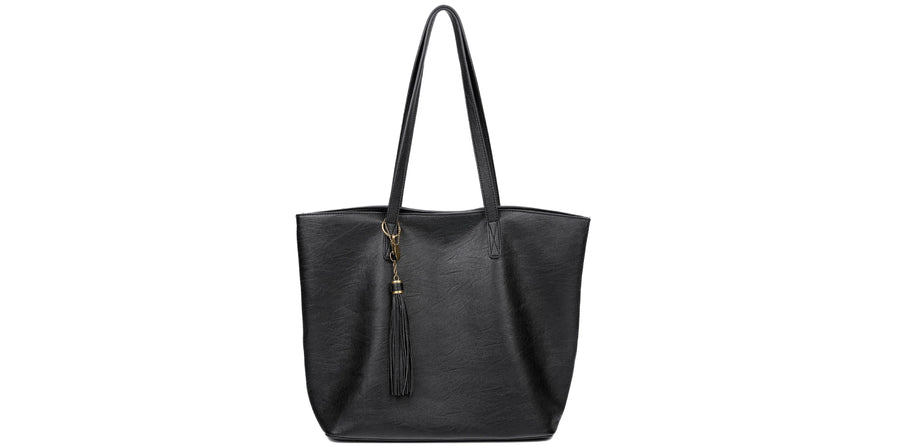 The Lucia Tote in Black by Ampere Creations