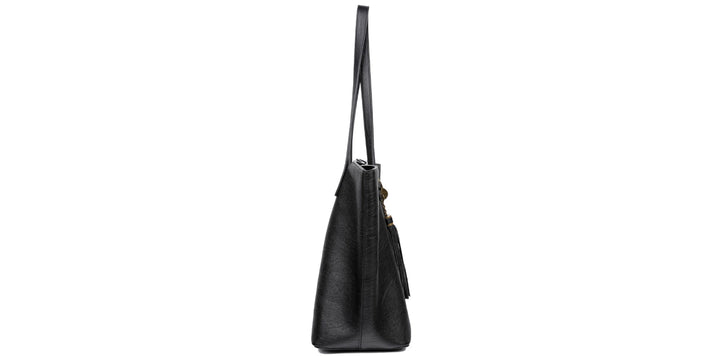 The Lucia Tote in Black by Ampere Creations