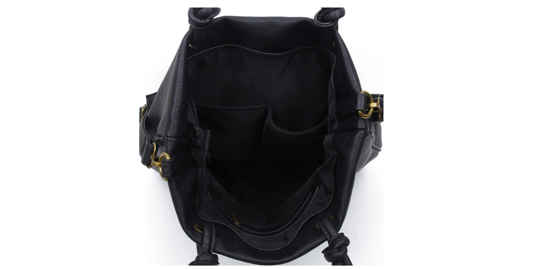 The Addison Tote in Black