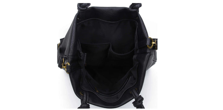 The Addison Tote in Black