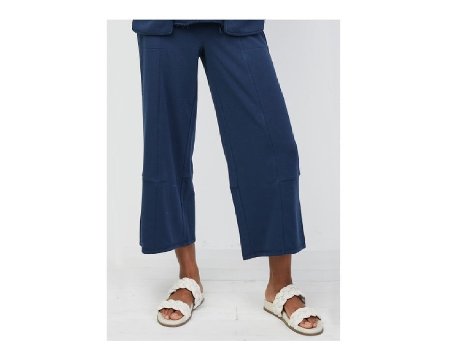 French Terry Essential Pant in Navy