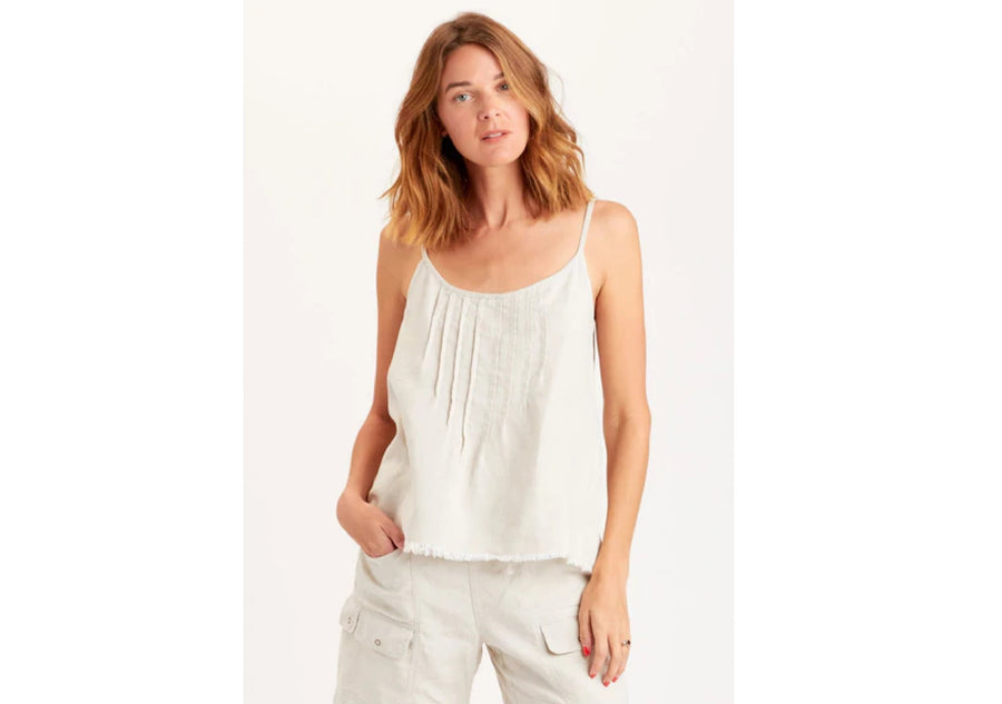 Faustina Tank in Oatmeal