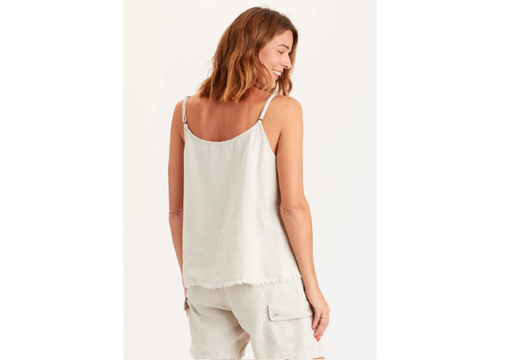 Faustina Tank in Oatmeal