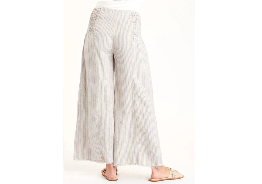 Blanc Wide Leg Pant in Oatmeal