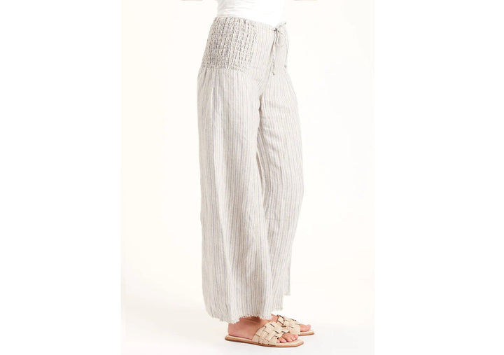 Blanc Wide Leg Pant in Oatmeal
