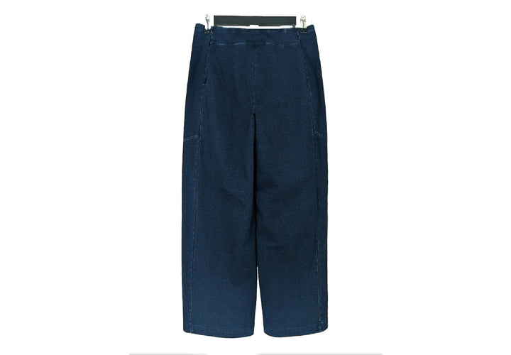 Pieced Denim Wide Leg Pant