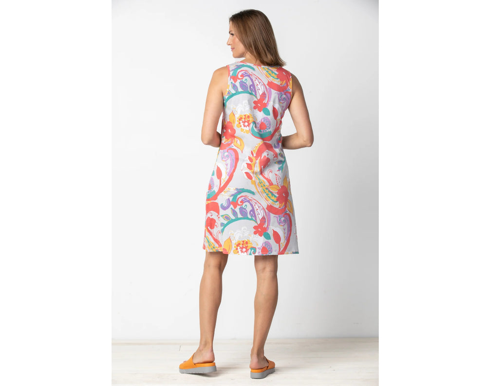 Boho Paisley Tank Dress