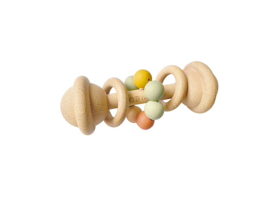 Multi Color Wooden Rattle