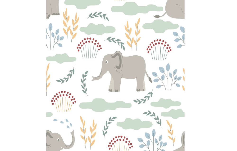 Romper in Elephant Print