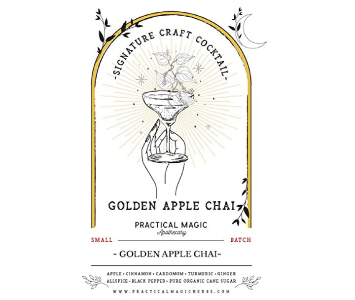 Golden Apple Chai-tini DIY Botanical Craft Cocktail