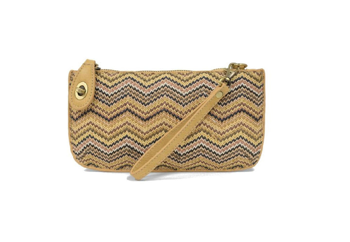Straw Mini Crossbody/Wristlet Clutch