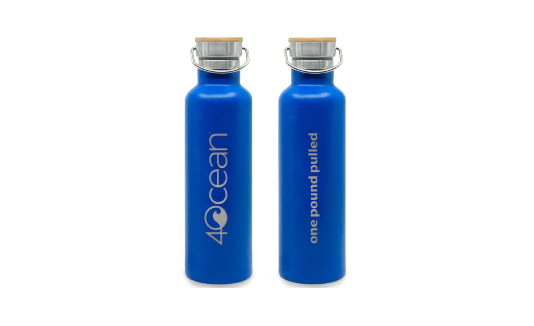 Blue 25 oz. 4ocean Stainless Steel Reusable Bottle