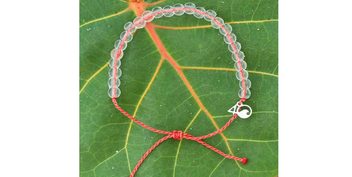 Coral Reef Beaded Bracelet in Coral