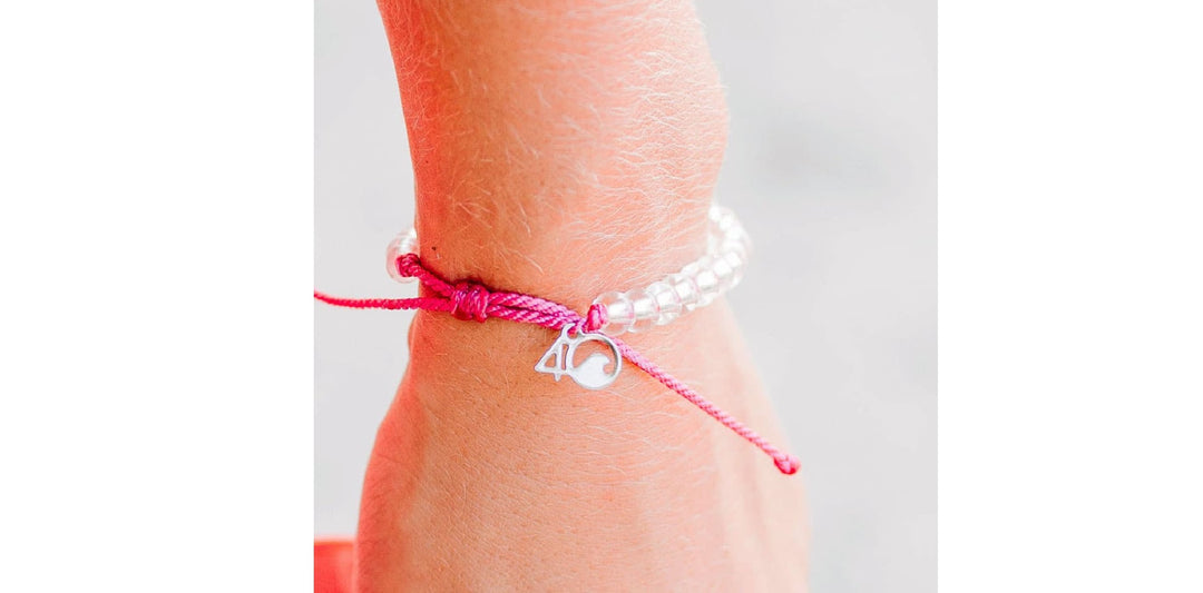 Flamingo Beaded Bracelet in Pink