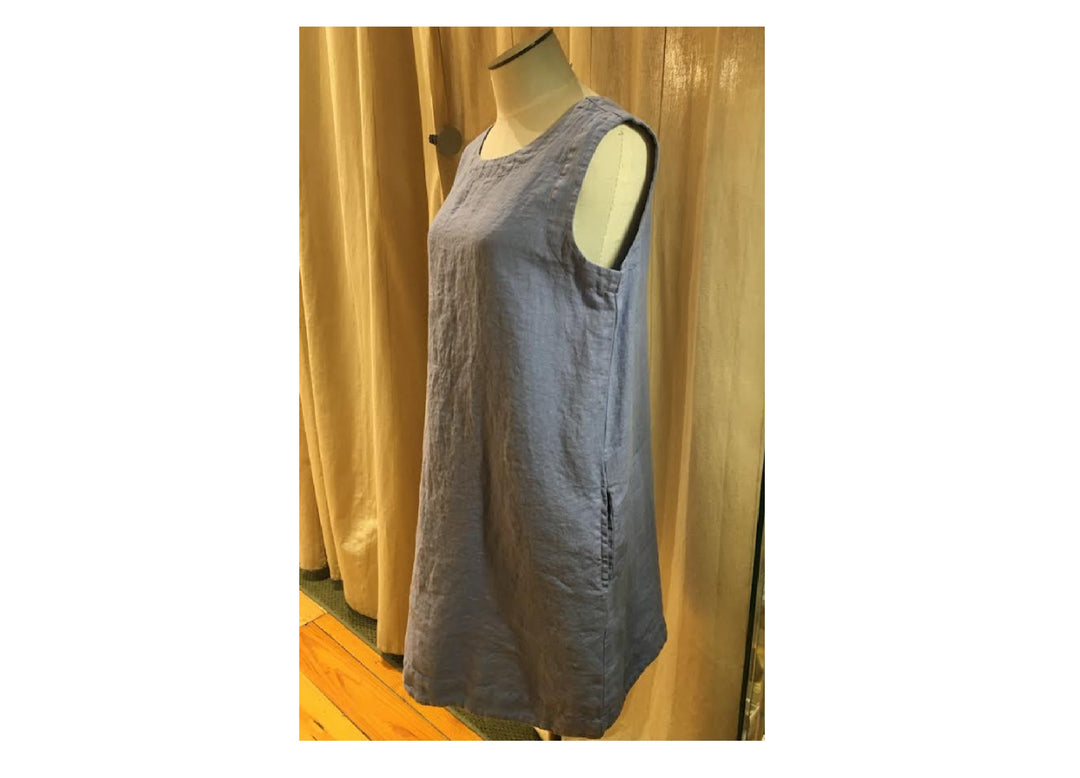 Linen Shift in French Lavender