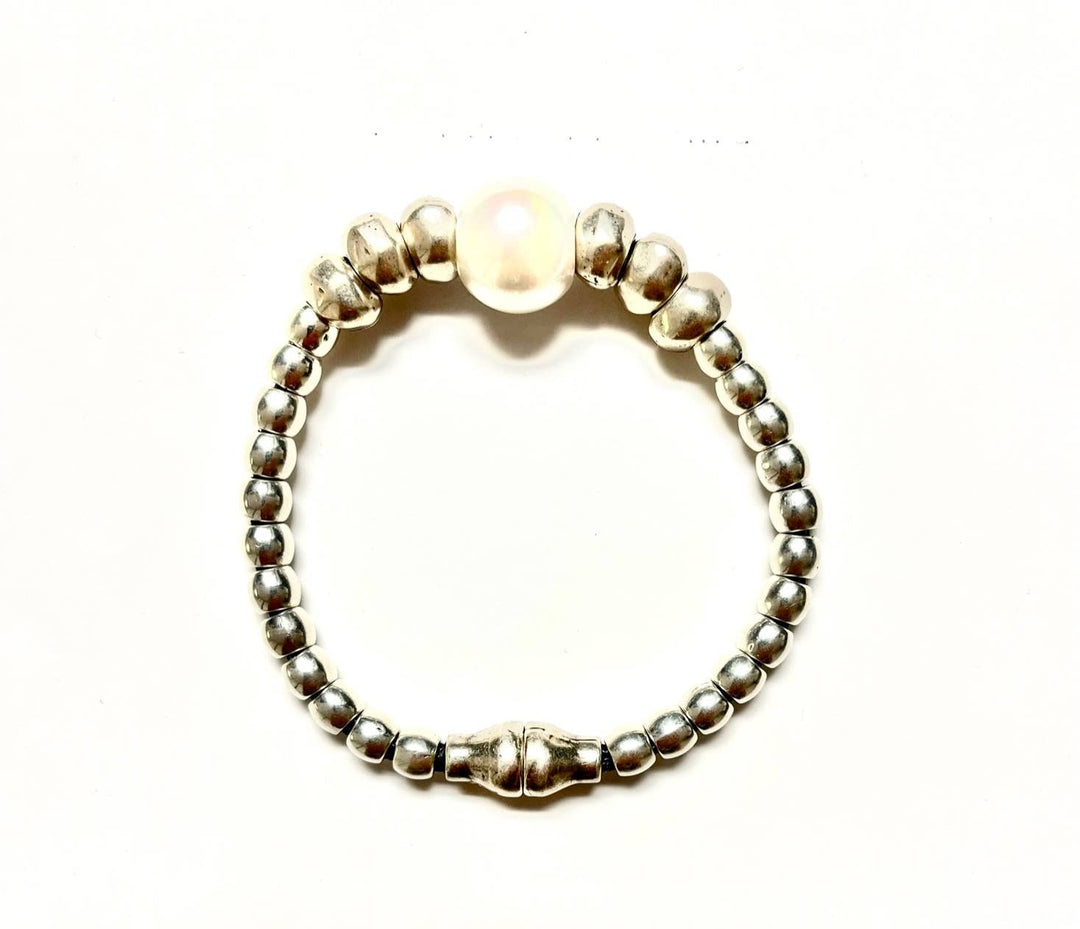 Pearl Power Silver Bracelet