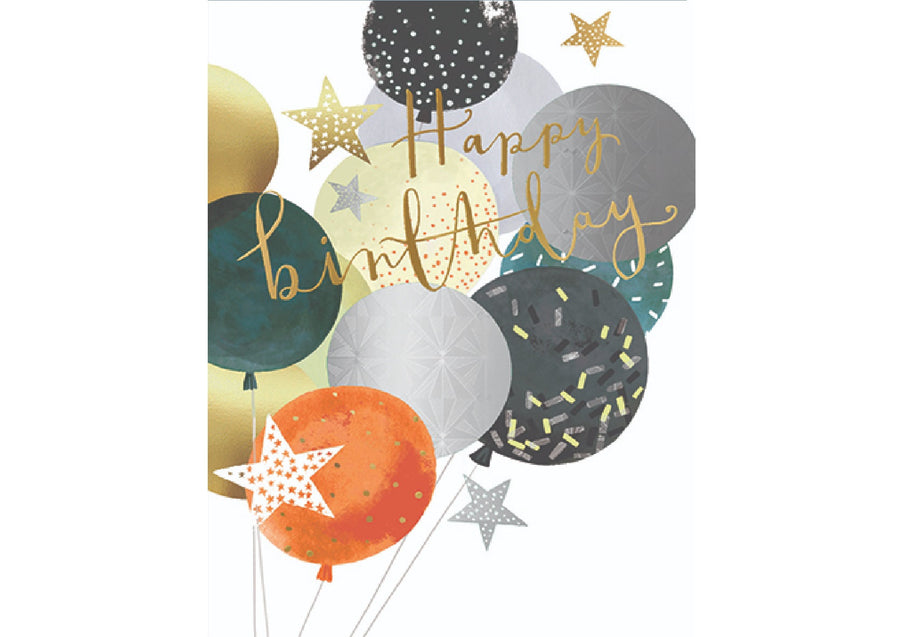 Male Balloons Card