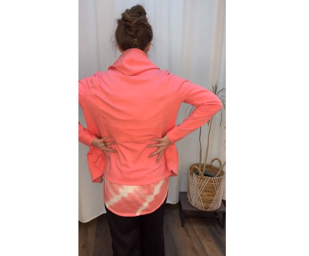Sunshine Hoodie in Guava