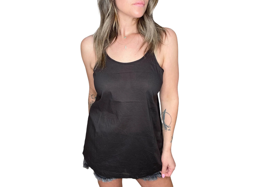 Cotton Camisole in Black