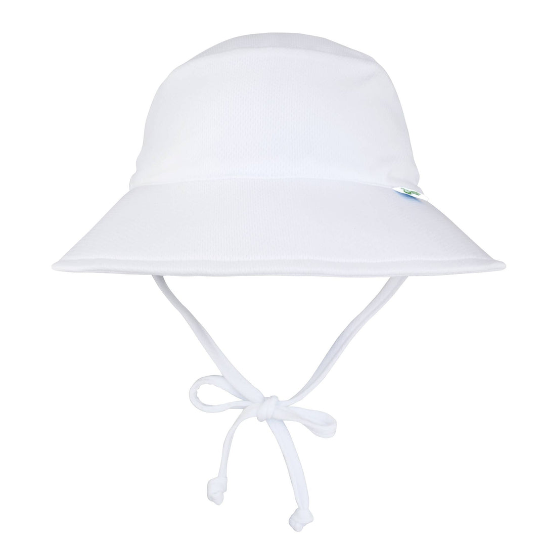 White Breathable Bucket Sun Protection Hat for 9-18 Months