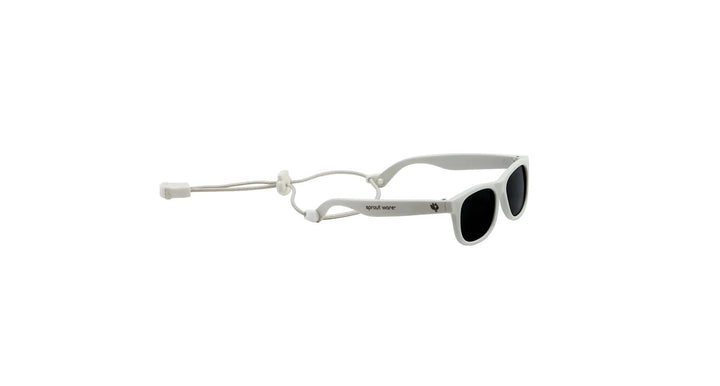 Flexible Sunglasses in White for 2-4 Years