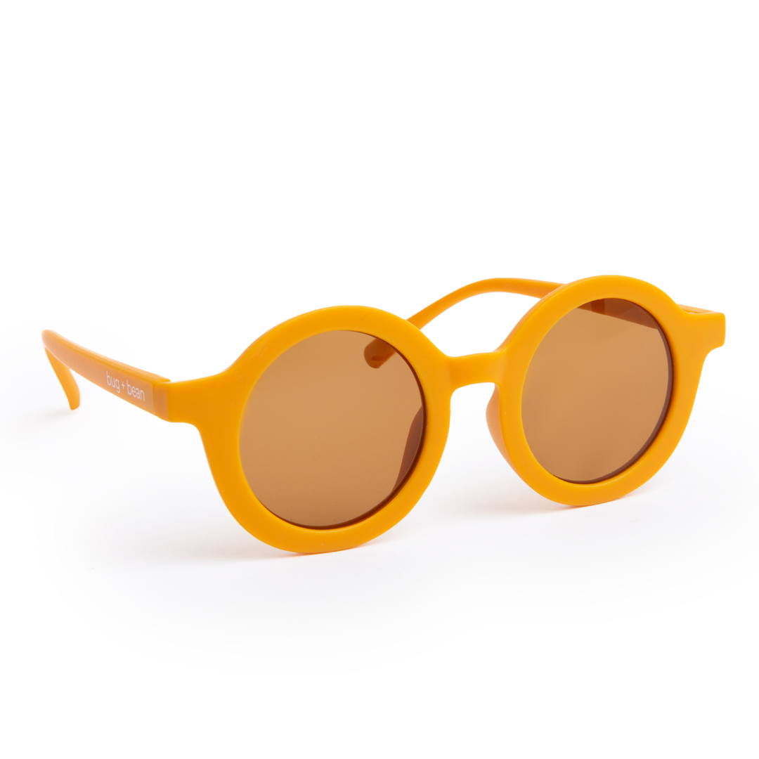 Recycled Plastic Sunglasses in Mustard