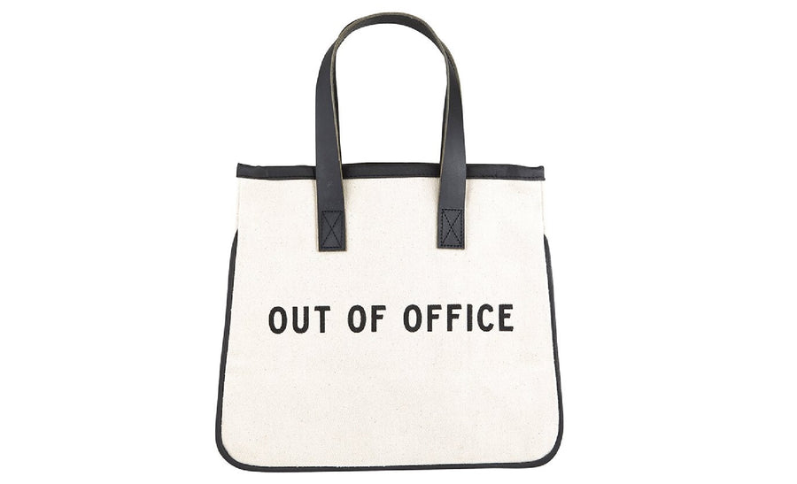 Out of Office Mini Canvas Tote