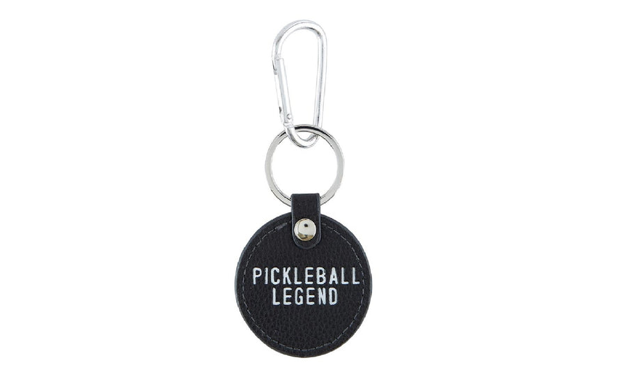Pickel Ball Legend - Round Leather Keychain