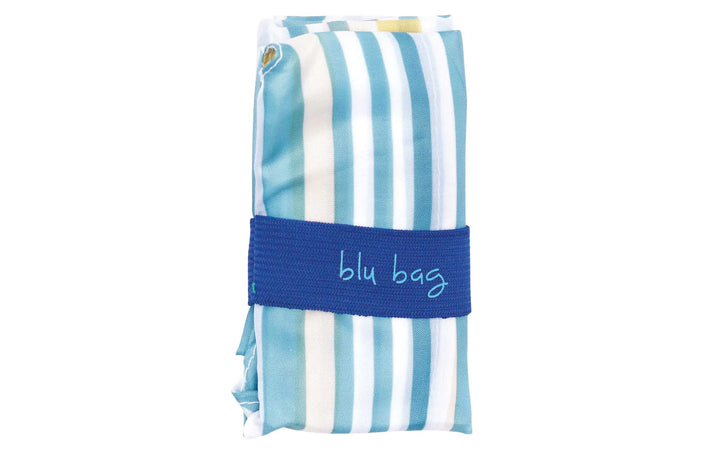 Reusable Shopping Bag in Summer Stripe Yellow