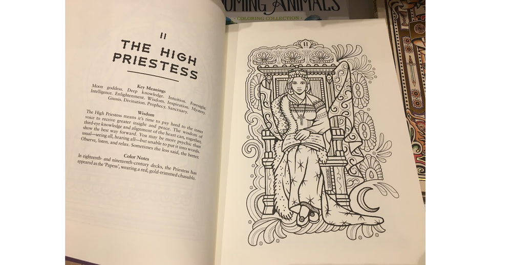 Tarot Coloring Book: A Personal Growth Coloring Journey
