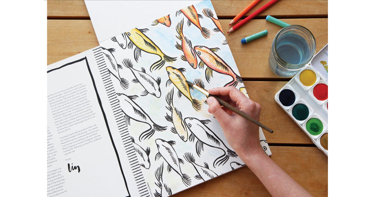 Splash of Color Painting & Coloring Book