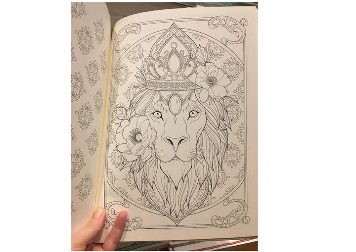 Tattoo Wonderlands: A Coloring Book
