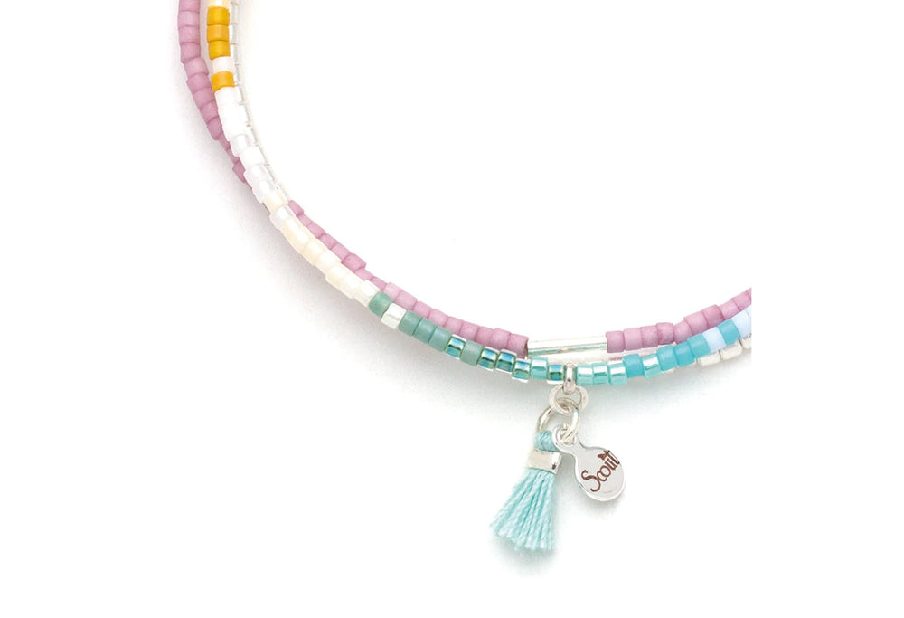 Chromacolor Miyuki Bracelet Trio in Bright Multi/Silver