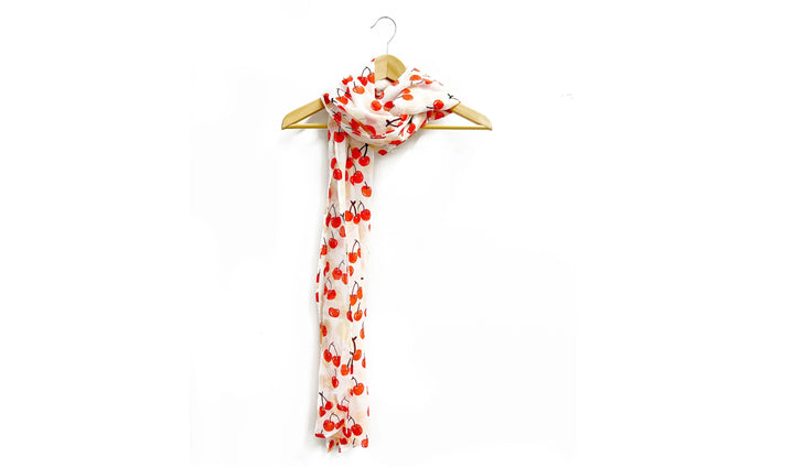 Scarf in Limited Edition Cherries