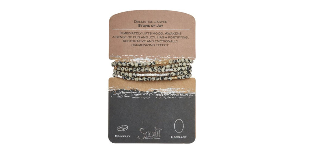 Stone Wrap Bracelet/Necklace (several options)